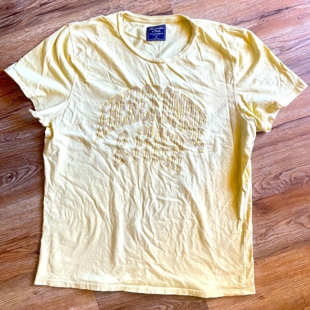 Abercrombie & Fitch Yellow Men's Shirt